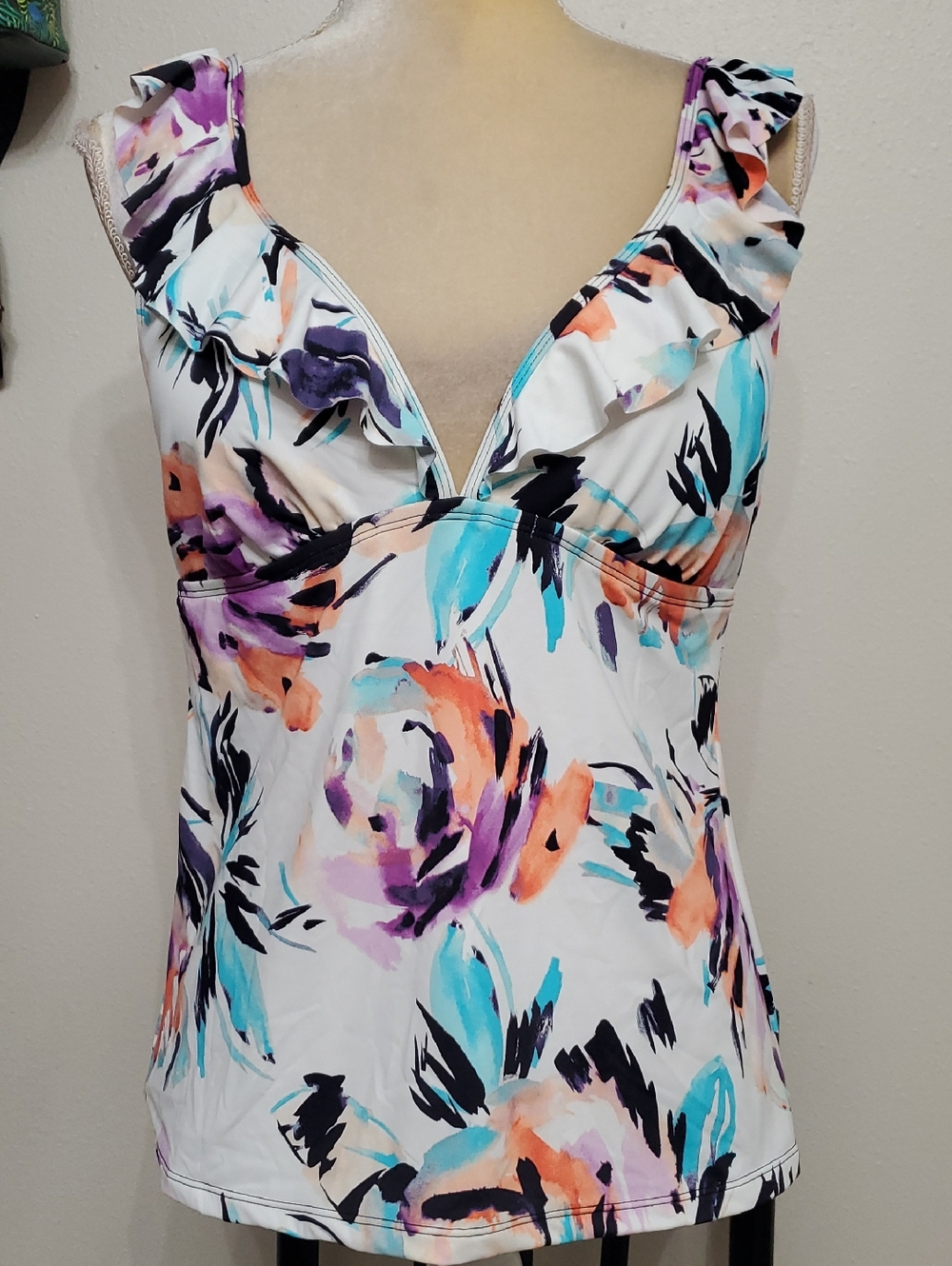 Liz Claiborne Tankini Size 16